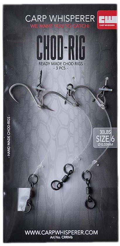 Carp Whisperer - Chod rig - Haak maat: 6 - 3 stuks van Carp Whisperer