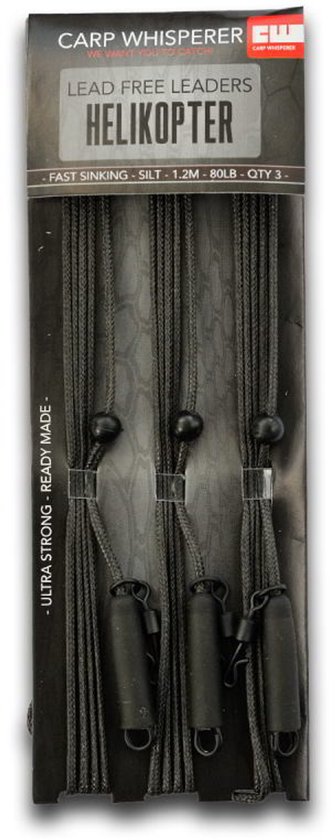 Carp Whisperer - Helikopter Leaders - 3 stuks - Silt van Merkloos