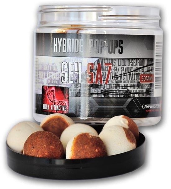 Carp Whisperer - Hybride Pop up boilies - Diameter: 20mm van Carp Whisperer