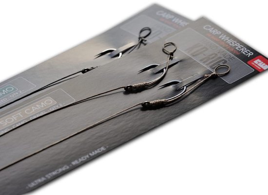 Carp Whisperer - KD Rig - Haak maat: 4 - 2 stuks - Gravel van Merkloos