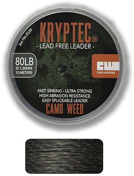 Carp Whisperer - Lead Free Leader - Weed van Merkloos