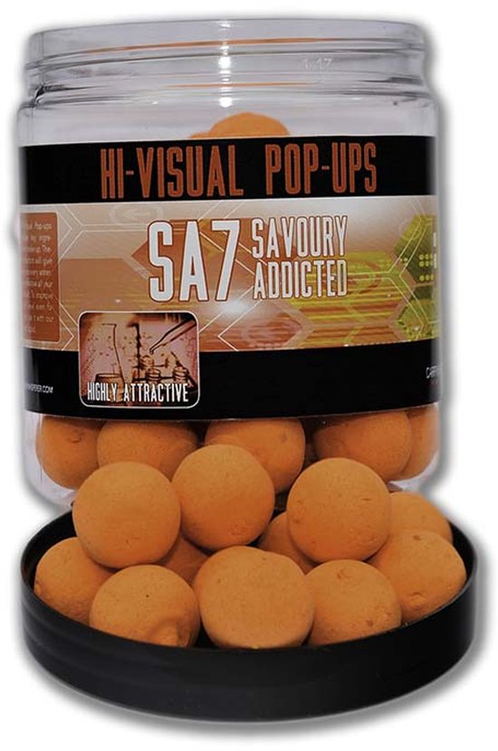 Carp Whisperer - SA7 Hi-visual Pop-up - Diameter: 16mm - Drijvende boilies