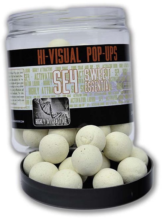 Carp Whisperer - SE4 Hi-visual Pop-up - Diameter: 16mm - Drijvende boilies van Merkloos