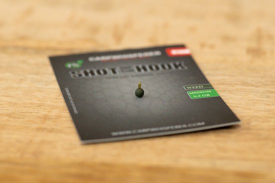 Carp Whisperer - Shot on the hook - 0,3 gram - Weed - 10 stuks van Carp Whisperer