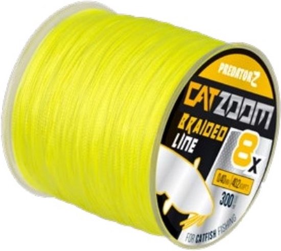 Carp Zoom PZ CatZoom Braided Line 8X (fluo green) 0.50mm 49.8kg (300m) - Gevlochten lijn van Merkloos