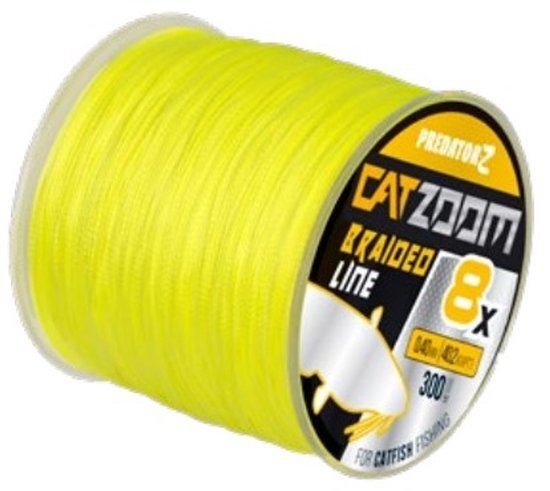 Carp Zoom PZ CatZoom Braided Line 8X (fluo green) 0.60mm 61.0kg (300m) - Gevlochten Lijn van Merkloos
