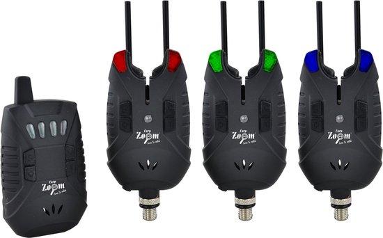 Carp Zoom Satellite 301 Bite Alarm Set - Beetmelder van Merkloos