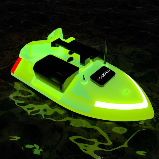 Carped voerboot met GPS Fluor