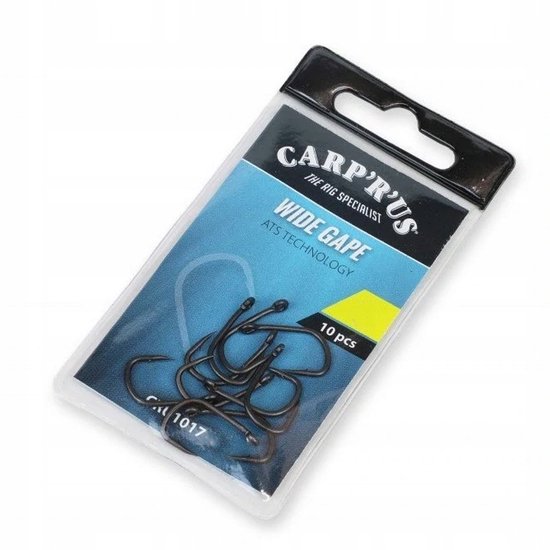 Carp'R'Us ATS Wide Gape Karperhaken Maat 8 (10 stuks) van Merkloos