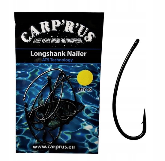 Carp'R'Us Longshank Nailer Haken Maat 4 - 10 Stuks