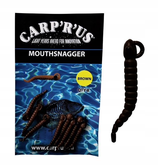 Carp'R'Us Mouthsnagger libellenlarve Bruin 8 stuks van Carp'R'Us