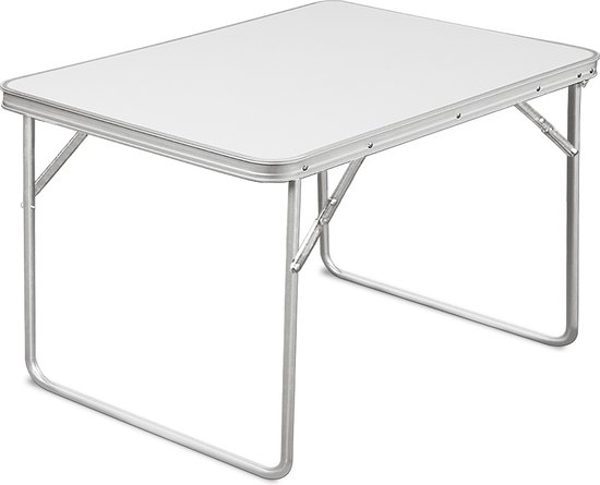 Casaria - Aluminium Inklapbare Tuintafel - Campingtafel - 80x60x68 cm van Casaria