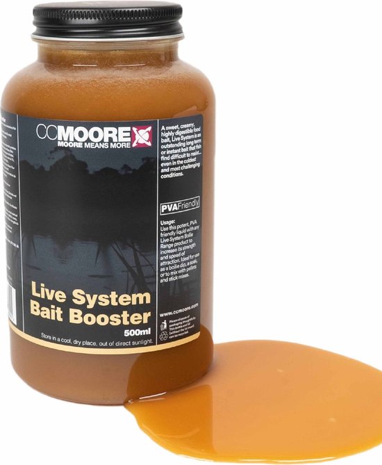 CC Moore Live System - Bait Booster - 500ml - Flavour - Bruin van CC Moore