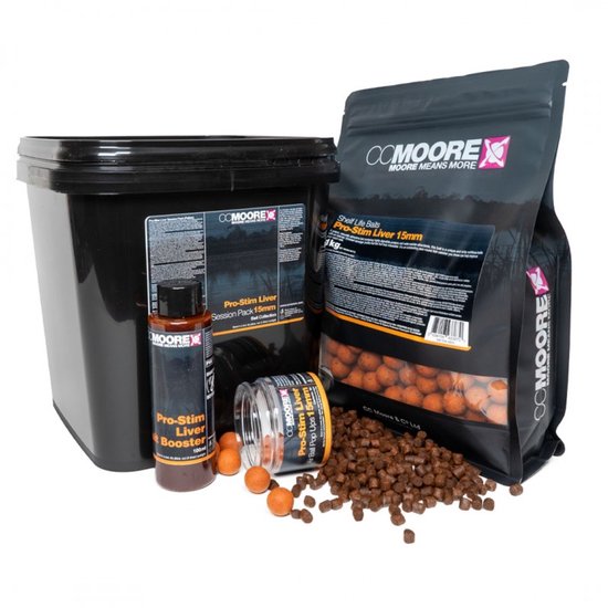 CC Moore Pro-Stim Liver Session Aas Pakket 15mm - Boilies