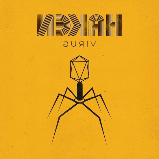 CD Haken Virus - Muziekalbum Rockalbum - Muziek Luisteren - Duitse Rockband - 14.2 x 12.5 x 1.19 cm
