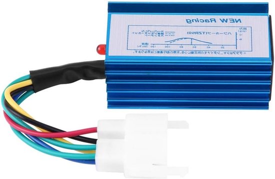 CDI Ontstekingsspoel 6 Pin Racing Box voor Motorfiets, Scooter, ATV, Go-Kart en Dirtbike - Betrouwbare Prestaties en Verbeterde Acceleratie van Merkloos