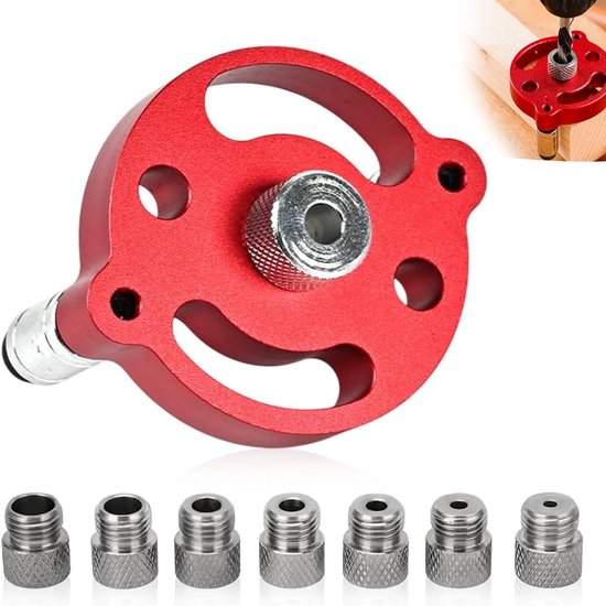 Centrale vinderset voor houtbewerking met bussen 3/4/5/6/7/8/9/10 mm, boorgeleiding voor verticaal boren, doe-het-zelf gereedschap