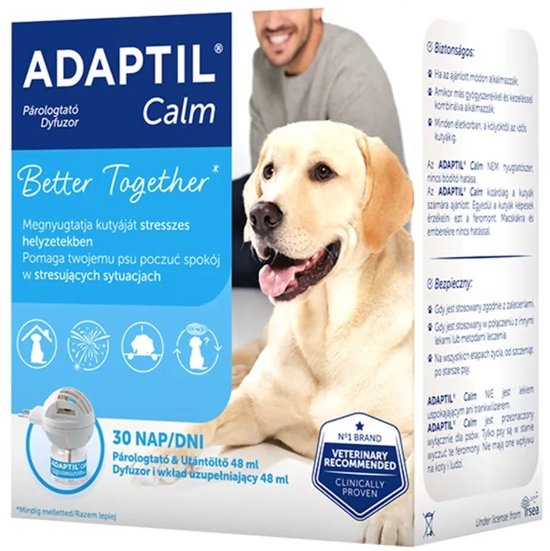 Ceva Adaptil Serie - Feromonengel - Compleet Diffuser + Vulling - 48ml - Stressverlichting