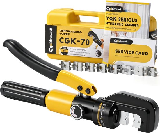 CGOLDENWALL 4-70 m² Crimping Pliers, Crimping Pliers, Copper/Aluminium