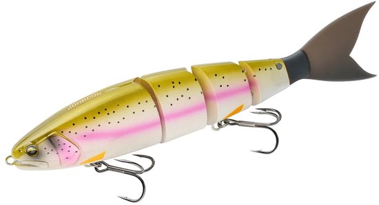 Cherrys Finds - Vis Aas - Vis Aasjes Roofvis - Visaasjes - Swimbait - Swimbaits - Bas Vissen Lokken - Hard Lichaam - Zachte Vinnen - Met Gewrichten - 25cm - 105g - Wobblers
