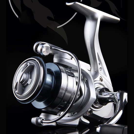 CHIWIN Molen - Draaibare Angelmolen 5.2:1 – Lichtgewicht 3+1BB Spinning Reel Met Metalen Spoel van Merkloos