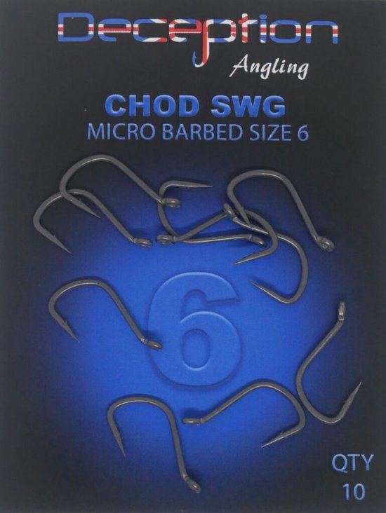 CHOD SWG Micro Barbed Hook - Size 6 van Avid Carp