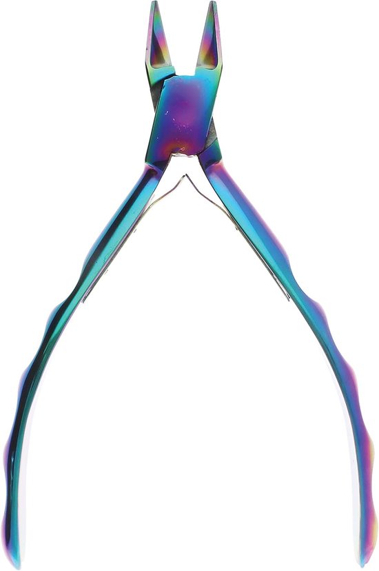 Chroma Series Flush Cutting Pliers Rainbow Titanium Coated