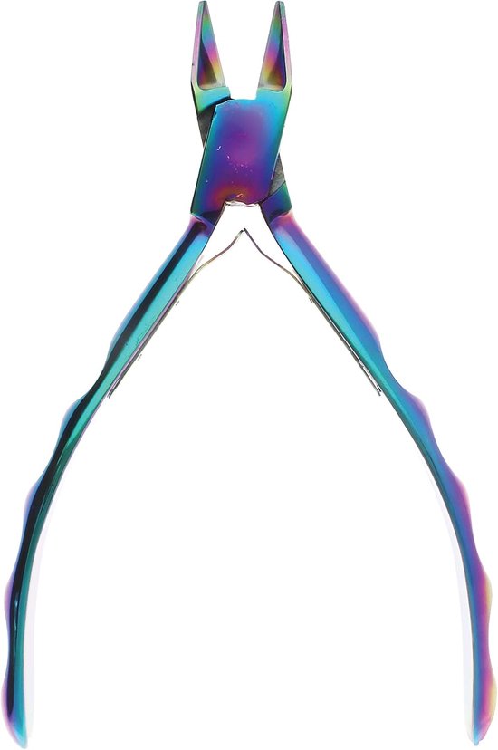 Chroma Series Flush Cutting Pliers Rainbow Titanium Coated