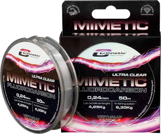 Cinnetic Mimetic Flurocarbon 150 M Zwart 0.350 mm