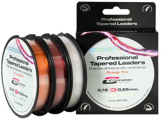 Cinnetic Professionals Taps Toelopende Onderlijn Oranje 0.160-0.520 mm