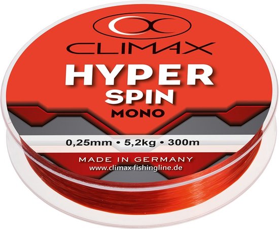 Climax Hyper Spin Red 150 m 0,25 mm van Climax