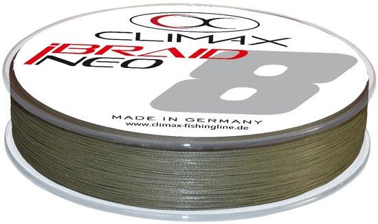 Climax iBraid Neo Olive 100m 0,16mm 12,3kg van Climax