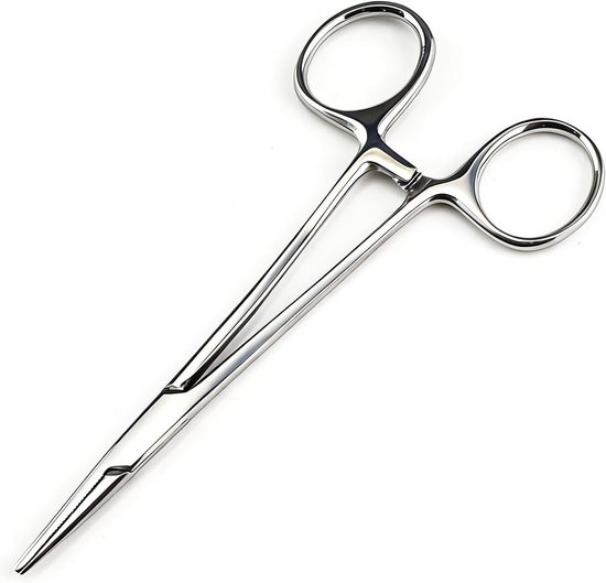 Clip Pliers 12.5 cm - Rvs Piercing Pliers - Verzorgings Pliers - Geschikt voor Katten en Honden - Dierlijke Hemostase - Haartrekken - Haakverwijdering van Merkloos