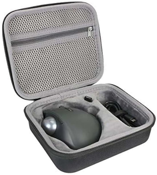 Co2CREA Harde reishoes voor Logitech MX Ergo/Logitech Ergo M575 Trackball draadloze muis met scroll (alleen doos)
