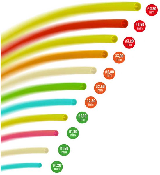 Colmic Duplex Core Hollow Power Elastische Lijn 3 M Veelkleurig 2.80 mm van Merkloos