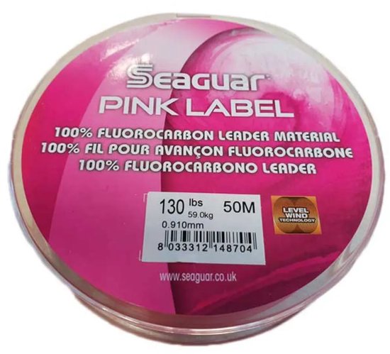 Colmic Seaguar Pink Label Flurocarbon 50 M Roze 0.810 mm