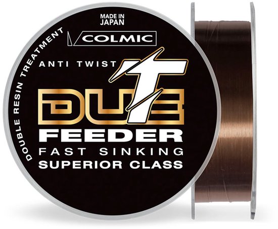 Colmic T-due Feeder Fast Sinking Monofilament 600 M Goud 0.280 mm
