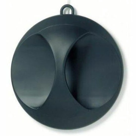 Comair Handspiegel Elegant 25cm mat zwart van Comair