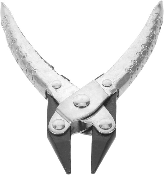 Compact Veerkrachtige Parallelle Sieradentang met Ergonomische Grip Veerbelaste Precisietang voor Fijne Handmatige Sieradenreparatie Knijpen Bij Hobby Ambacht