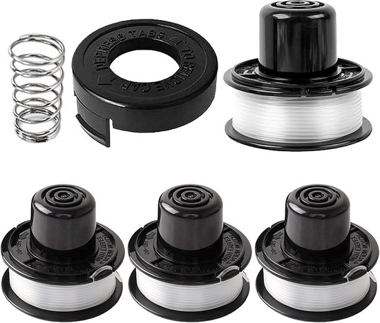 Compatibel Met A6226-XJ A6226 RS-136-BKP RS-136, voor Black+Decker GL250, GL310, GL360, GL360SB, CST500, CST800, Ø1,65mm-6,1m lengte (4 spoel + 1 dop + 1 veer)