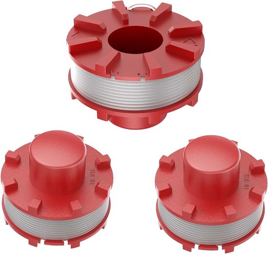 Compatibel met Einhell GE-CT 36/30Li E SOLO, AGILLO 36/255 BL, Agillo 18/200, grastrimmer-accessoires, vervanging Einhell 3405096 reservespoelen. (3 reservespoelen)