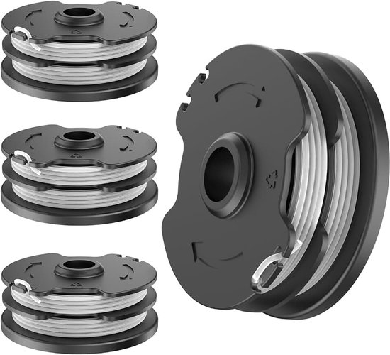 Compatibel met Parkside LIDL accu PRTA 20-Li C3 A1B2 PRT 550 A1 A3 PRT 300 A1 reserveonderdelen randsnijder (4 stuks)