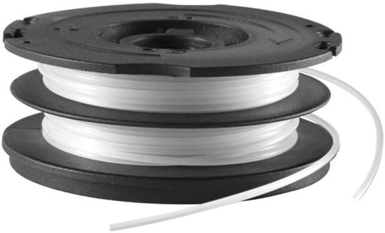 Con hilo de 2x6m de largo y 1,6mm de diámetro, para los modelos con sistema de alimentación Reflex Plus de doble hilo: GL701, GL716, GL720, GL741.