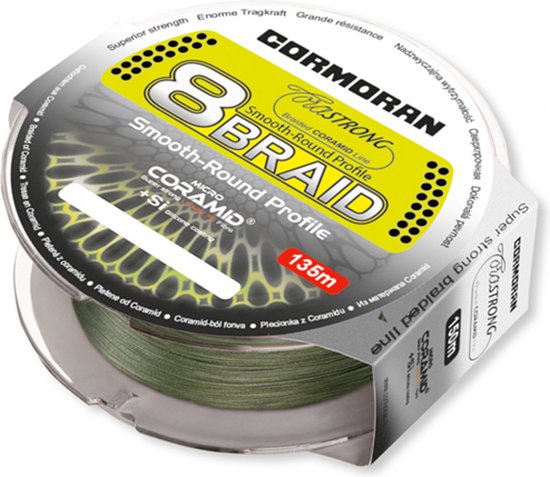 Cormoran Corastrong 8-Braid 0.12mm 7,7kg 135m | Gevlochten lijn van Cormoran