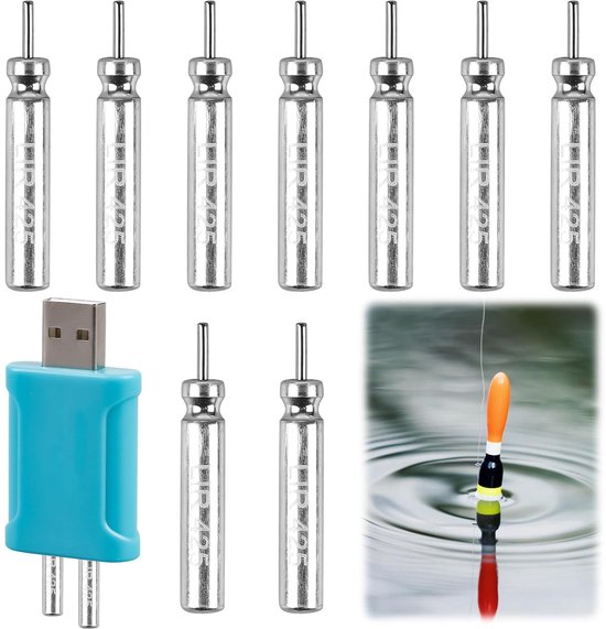 Cosensi - 9 x CR425 Staafbatterijen voor LED Dobbers en Hengelaccessoires