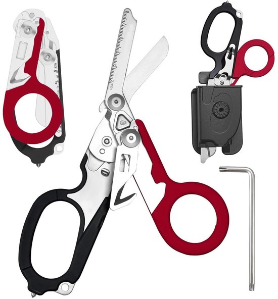 Cosensi - Multifunctionele Tangen - Ideaal voor Outdoor - Compact en Duurzaam - Perfect voor Survival en Kamperen - Inclusief Hulpstukken - Han... van Merkloos