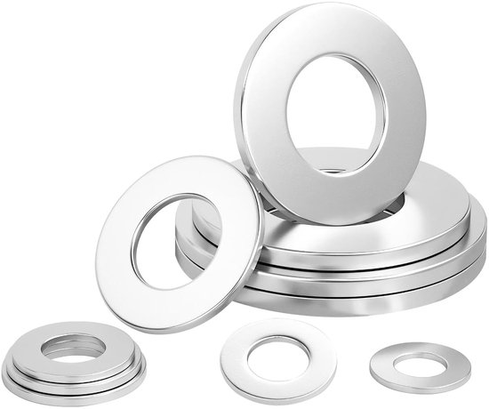 Cosensi - Vlakke Onderleggers - Set van 25 - Duurzaam en Corrosiebestendig - M2.5 x 6 mm - Perfect voor Schroeven en Moeren - Hoge Kwaliteit