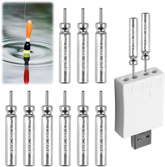 CR 425 LED-Dobbers - Oplaadbare Batterij voor Visalarm en Dobbers (9 Stuks)
