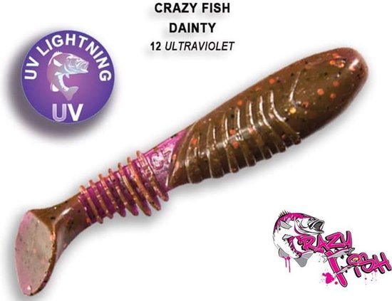 Crazy Fish Dainty  - 8.5 cm - 12 - ultraviolet van Crazy Fish
