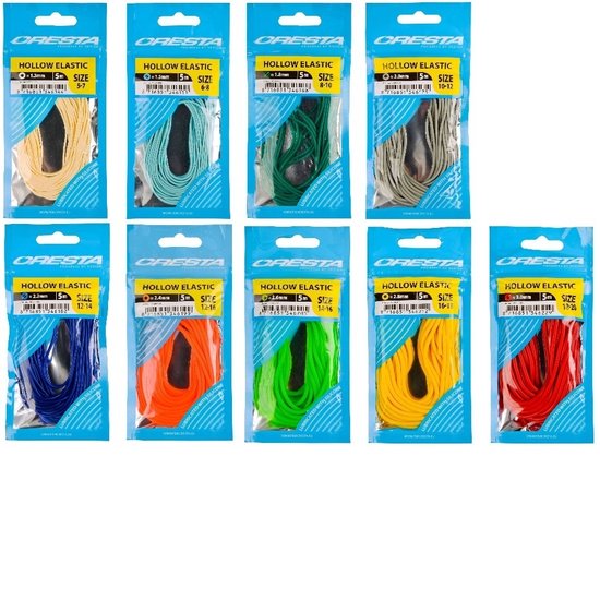 Cresta Hollow Elastic (5 meter) - Maat : 3.3mm (3 meter)